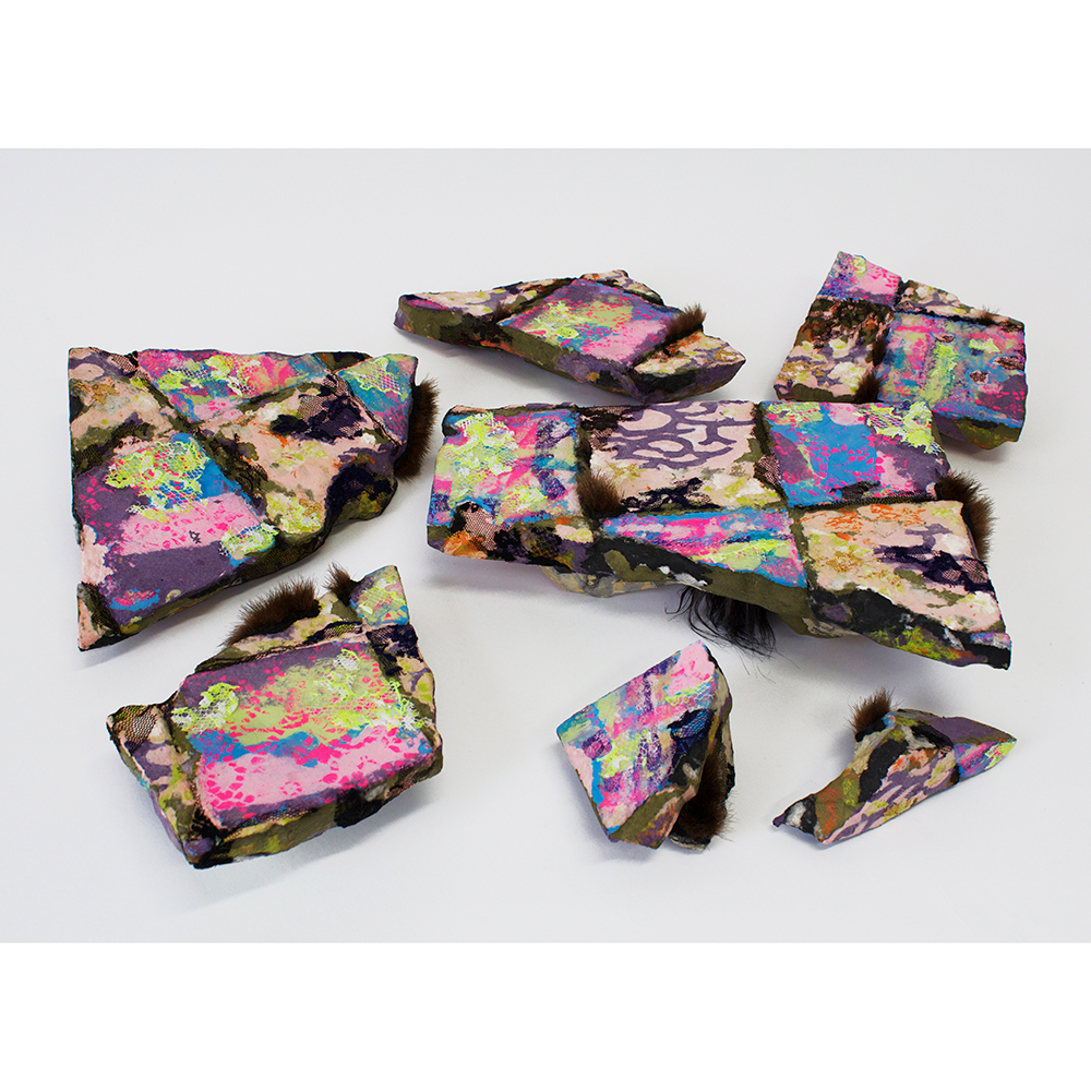 hot pink-yellow tiles